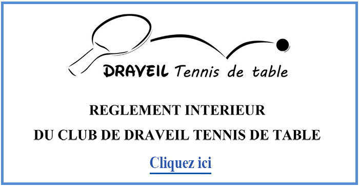 Réglement intérieur – Draveil Tennis de Table